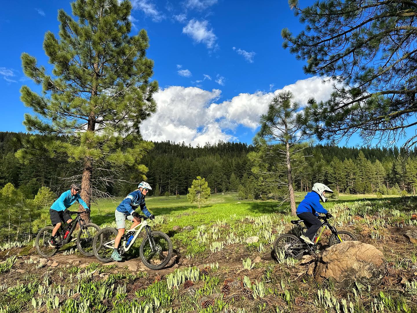 Family Mountain Bike Lessons Tahoe